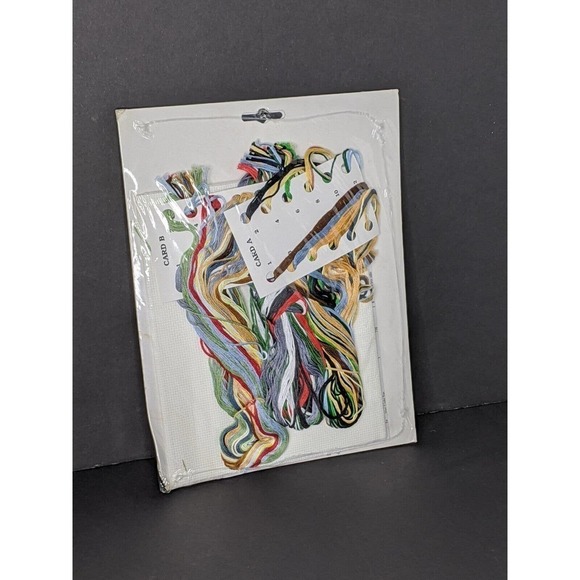 Cross Stitch Kit WELCOME PUPPIES Christmas Winter Janlynn Counted 15-215 13x16" - Picture 3 of 3